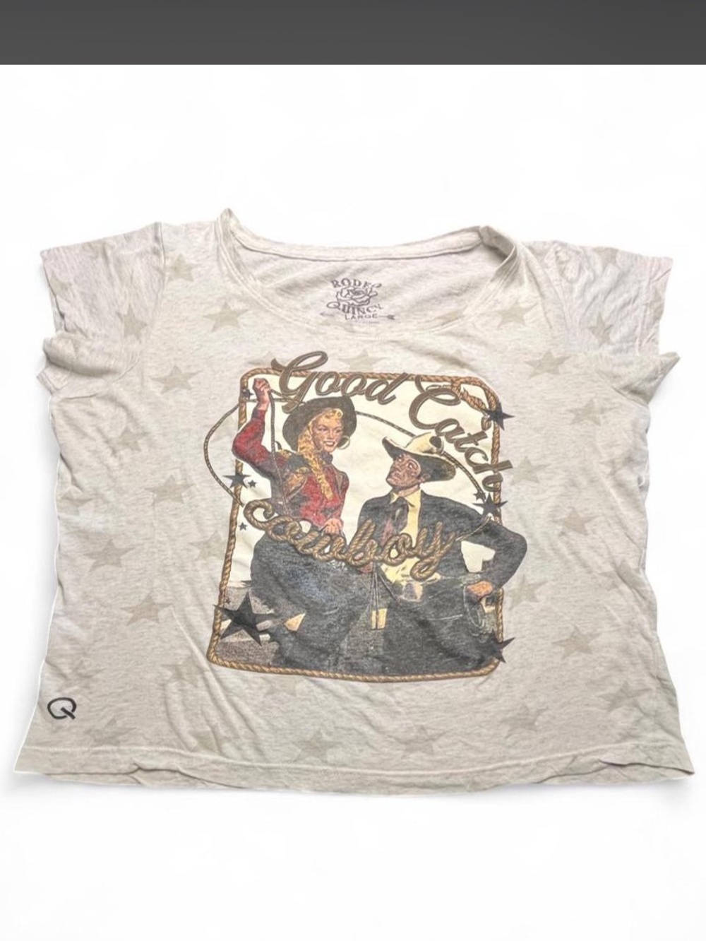Rodeo Quincy Stared Crop Top/ BabyT, L